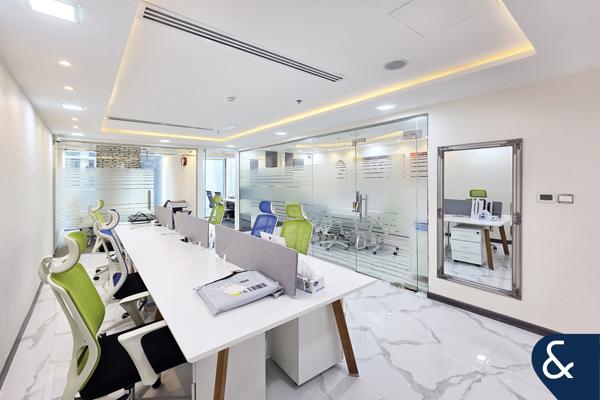 Bright | Furnished | Glass Partitions